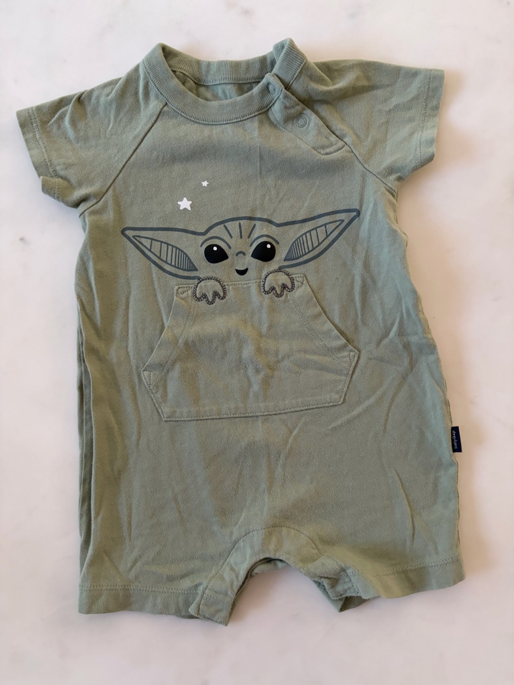 GAP Baby Star Wars Logo Tee in Olive